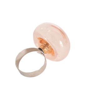 Anello Amelie Rosa 3 -  Bolle di Vetro