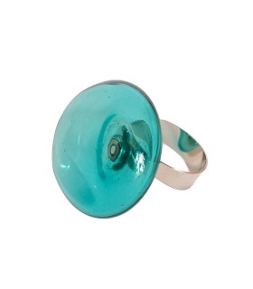 Amelie sea green Ring 4 - Bolle di Vetro