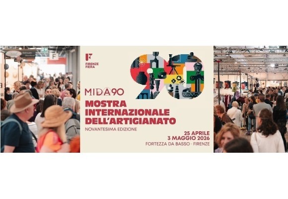 Dalla Sostenibilità all'Eccellenza Tradizionale con MIDA 2026, la 90ª Mostra Internazionale dell'Artigianato di Firenze