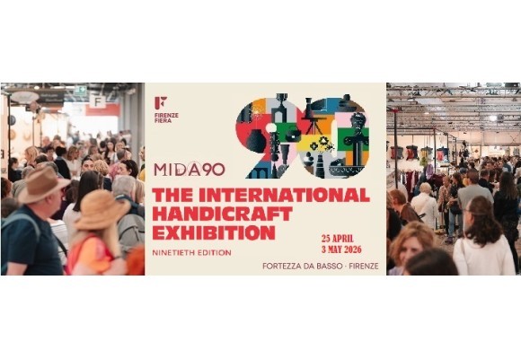Take part in MIDA 2026, the 90^(th) International Handicrafts Exhibition, in Florence.
